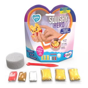 Set Air Clay cu argila usoara pentru modelaj Lovin - 6 culori - Squishy Hero - Squiny Pooh - Img 4