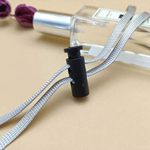 Set de 10 snururi reglabile pentru masti Pandiui23, nailon/plastic, multicolor, 70 cm - Img 5