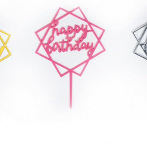 Set de 10 topere pentru tort Hokkien, plastic, multicolor, 17 x 11 cm 