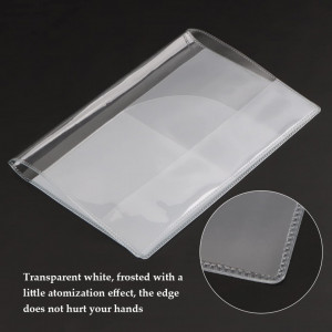Set de 12 coperti pentru carnetel N/A, PVC, transparent, 140 X 200 mm - Img 4