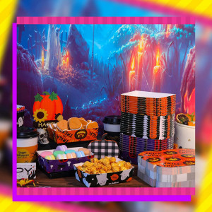 Set de 160 de tavi pentru bomboane de Halloween Nuenen, multicolor, hartie, 12,9 x 8,1 x 4,3 cm - Img 4