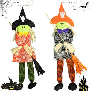 Set de 2 decoratiuni pentru Halloween Ropniik, textil/hartie, multicolor, 52/68 cm - Img 8