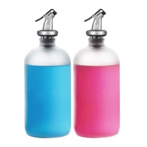 Set de 2 dozatoare pentru lichide FNG8, sticla/otel inoxidabil, transparent, 475 ml - Img 8