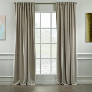 Set de 2 draperii Lilijan Home & Curtain, poliester, gri, 140 x 375 cm