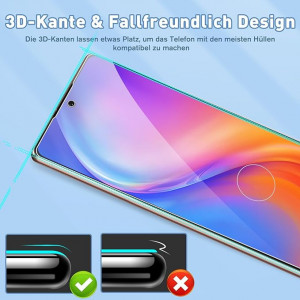 Set de 2 folii de protectie pentru Samsung Galaxy Note 20, sticla, 8x6 cm