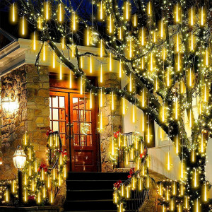 Set de 2 instalatii de Craciun Grandisk, 144 LED-uri, alb cald, 6,3 m - Img 7