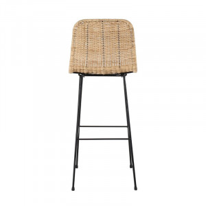 Set de 2 scaune de bar Moffitt, maro/negru, 100 x 43 x 54 cm - Img 2