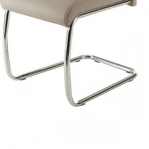 Set de 2 scaune Herbert, argintii/ cappuccino, 98 x 43 x 59 cm - Img 2