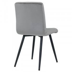 Set de 2 scaune Leann gri, 84 x 44 x 52 cm - Img 3