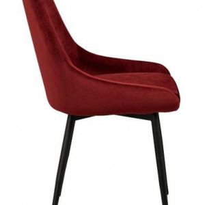 Set de 2 scaune Sierra, rosu, 85 x 55 x 49 cm - Img 2