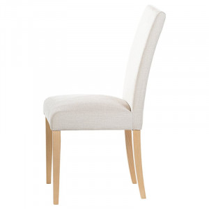 Set de 2 scaune tapitate Selsey Living, bej/maro, 100 x 49 x 73 cm - Img 3