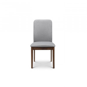 Set de 2 scaune tapitate Union, gri, 89 x 48 x 50 cm - Img 3