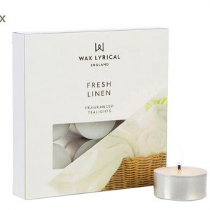 Set de 27 candele parfumate Fresh Linen