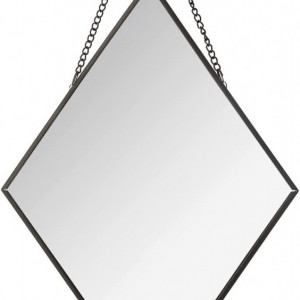 Set de 3 oglinzi cu lant pentru baie/hol, ATMOSPHERA CREATEUR D'INTERIEUR, sticla/metal, negru - Img 5