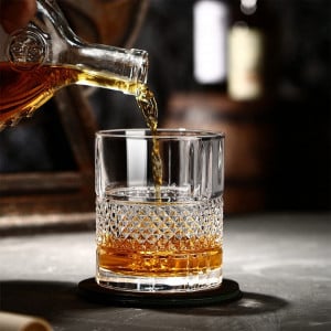 Set de 4 pahare de whisky SkySnow, sticla, transparent, 9,5 X 8 cm, 310 ml - Img 6