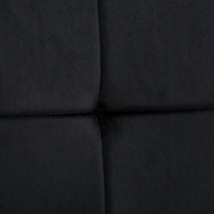Set de 4 scaune Donna Meila, catifea /metal, negru, 59x48x93 cm - Img 7