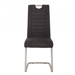 Set de 4 scaune tapitate Fenton, metal, 98 x 43 x 59 cm - Img 2