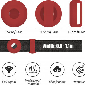 Set de 4 suporturi pentru Apple Airtag GPS Joyan, silicon, multicolor, 3,5 cm - Img 7