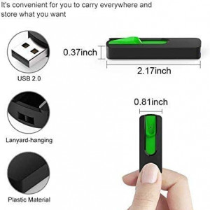 Set de 5 stick-uri de memorie USB 2.0 Vansuny, multicolor, 64 GB - Img 3