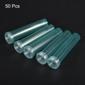 Set de 50 tuburi pentru aranjamente florale Sourcingmap, plastic, transparent, 72 X 18 mm - Img 3