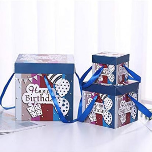 Set de 9 cutii cadou YAVO-EU, carton, multicolor - Img 2