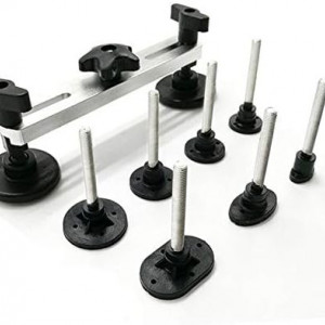 Set de instrumente pentru indreptarea suprafetelor de metal TAAMAN, otel inoxidabil/plastic, argintiu/negru - Img 1
