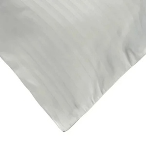 Set husa pilota + fata de perna, satin bumbac 100%, 135x200 cm + 80x80 cm, verde salvie - Verificat A · Re-Bloom - Img 4