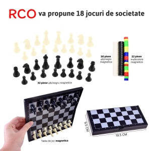 Set Jocuri de Societate 18 în 1 | Jocuri Educative Premium 8+ ani