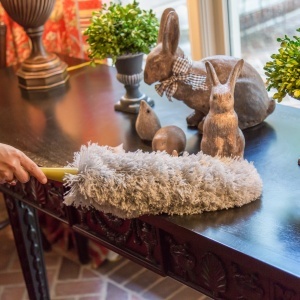 Set maner telescopic cu pamatuf DocaPole, aluminiu/microfibra, argintiu/negru/gri, 9.1 m - Img 6