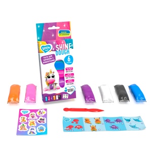 Set plastilina Lovin 6pcs*15gr- Shine - Img 2