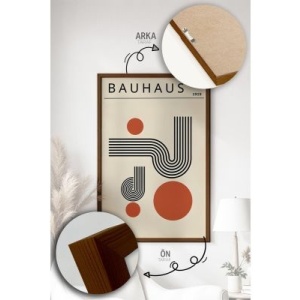 Set tablou decorativ Re-Bloom, 3 piese, MDF/lemn masiv, multicolor, 33 x 48 cm - Img 2