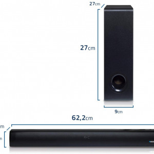Soundbar cu subwoofer Blaupunkt LS1825, Bluetooth, 60W RMS, negru - Img 6