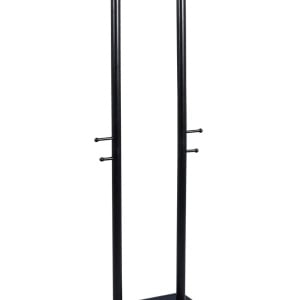 Stand pentru haine Madrid, metal, negru, 67 x 191 x 41 cm