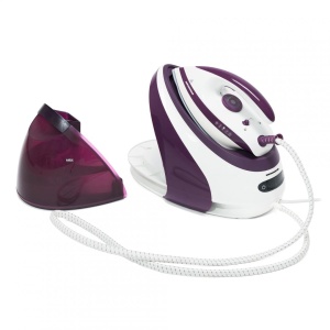 Statie de calcat Heinner HIS-D3007IX, Putere 3000W (1600W boiler+1400W fier), 7bar, 1.8L, Abur ajustabil: 140+/-15g/min, Talpa ceramica, Oprire automata, Violet - Img 3