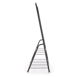 Stender cu suport dublu de pantofi HM WU29, 93x57x166 cm, negru - Img 4