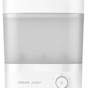 Sterilizator electric si uscator de biberoane Philips Avent Premium SCF293/00, sterilizare si uscare in 40 de min, tava de scurgere, design compact, 220V, Resigilat, Grad A
