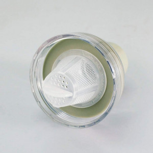 Sticla pentru ceai Hario, silicon, transparent/roz fumuriu, 400 ml, - Img 2