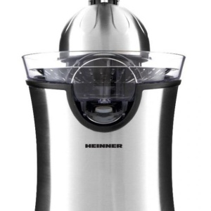 Storcator de citrice Heinner AREN HCP-160SS, Putere 160W, 2 conuri, Filtru inox, Maner cu aluminiu turnat, Inox - Img 2