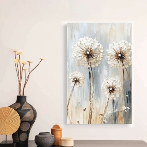 Tablou decorativ canvas model papadii, 45x70 cm, panza/lemn, multicolor - Verificat A · Re-Bloom - Img 4