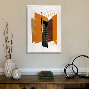 Tablou decorativ canvas pe sasiu de lemn, 50x70 cm, design modern, multicolor - Verificat A · Re-Bloom - Img 2