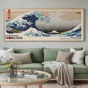 Tablou decorativ inramat, 50x120 cm, MDF 2.7mm, cadru lemn masiv 2 cm, imprimare digitala, format panoramic, multicolor - Verificat A · Re-Bloom - Img 2