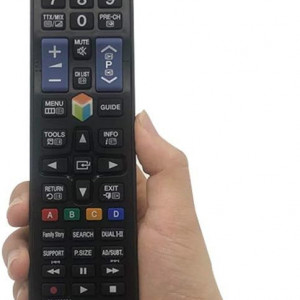 Telecomanda universala pentru Samsung TV Riry, ABS, multicolor, 23 x 3 x 4,5 cm