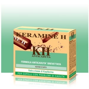 Tratament impotriva caderii parului Keramine H Kapilarine, energizant, cu actiune intensa 12 fiole x 6ml - Img 2