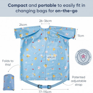 Tricou de protectie pentru bebelusi Bibado, textil, multicolor, 6-36 luni