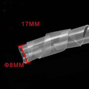 Tub pentru izolarea cablurilor YIOVVOM, polietilena, transparent, 0,5 mm x 17 m