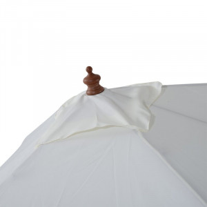 Umbrela de soare, gri deschis/maro, 200 x 150 cm - Img 4