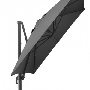 Umbrela de soare Rhodos Grande, gri antracit, 300 x 400 cm - Img 6