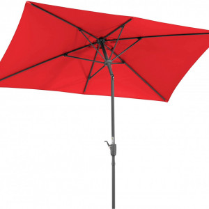 Umbrela de soare Tunis, rosu, 150 x 270 cm - Img 7