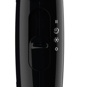 Uscator de par Philips EssentialCare BHC010/10, 1200 W, 3 setari temperatura, maner pliant, Negru, Resigilat, Grad A - Img 4