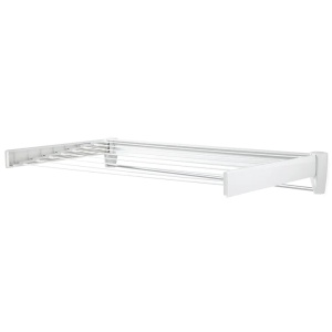 Uscator de rufe Leifheit Telegant Plus 81, Montabil pe perete, Alb, Resigilat, Grad B